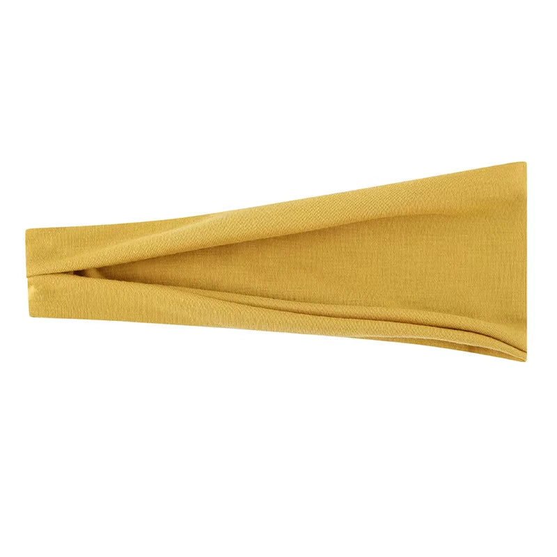 Women Headband Turban Solid Color Elastic Hair Bands Yoga Hairband Fashion Makeup Hair Hoop Vintag Headwrap Hair Accessories
