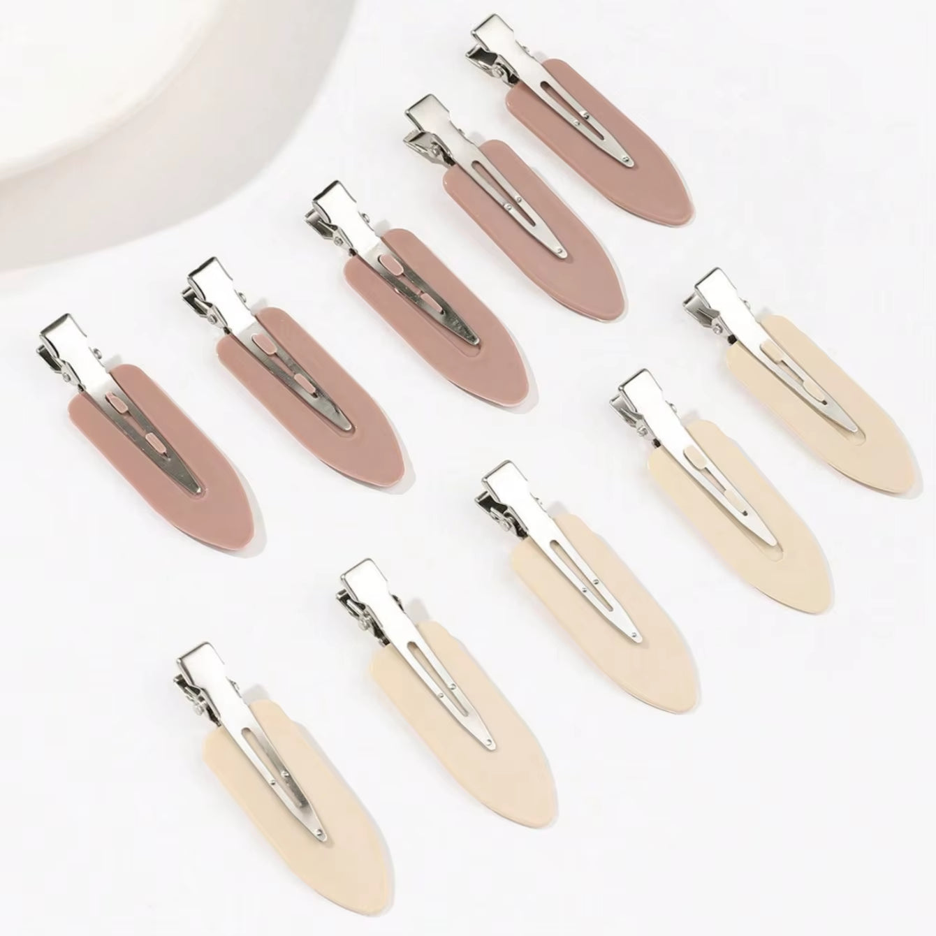 10Pcs/Set No Bend Seamless Hair Clips Side Bangs Barrette Makeup Washing Face Accessories Women Girls Styling Hairpins