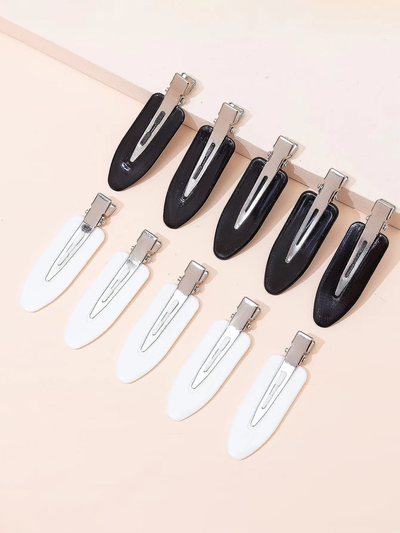 10Pcs/Set No Bend Seamless Hair Clips Side Bangs Barrette Makeup Washing Face Accessories Women Girls Styling Hairpins
