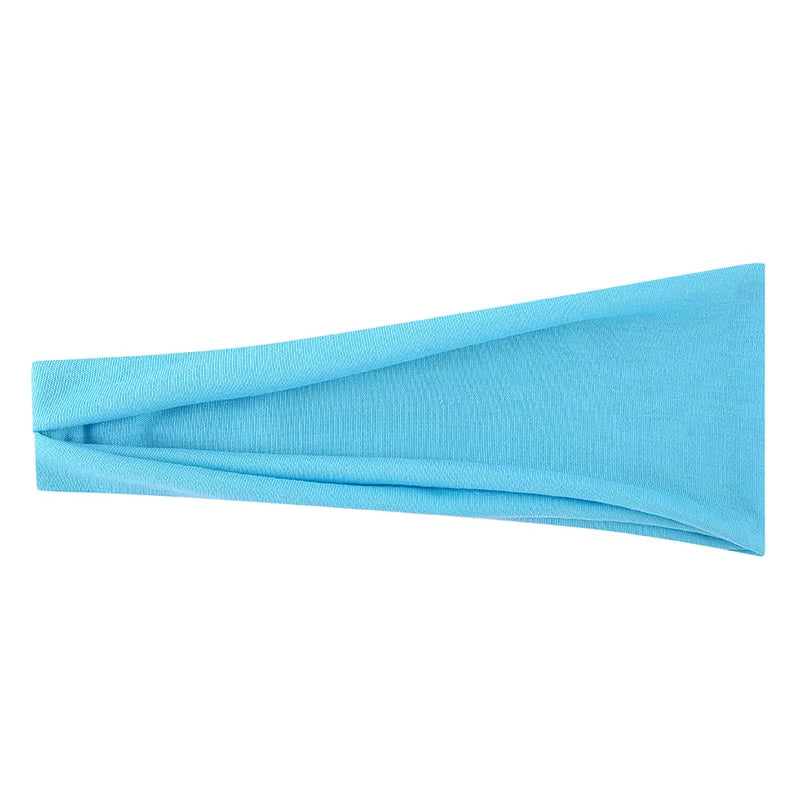 Women Headband Turban Solid Color Elastic Hair Bands Yoga Hairband Fashion Makeup Hair Hoop Vintag Headwrap Hair Accessories