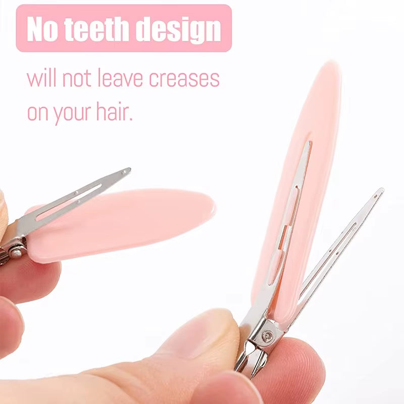 10Pcs/Set No Crease Basic Hair Clips for Women Girls Hair Styling Makeup No Bend Hairpins Barrettes Fashion Hair Accessories