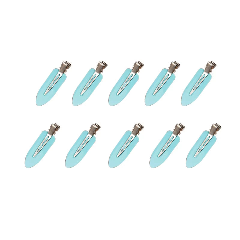 10Pcs/Set No Crease Basic Hair Clips for Women Girls Hair Styling Makeup No Bend Hairpins Barrettes Fashion Hair Accessories