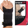 Carpal Tunnel Wrist Brace - Metal Wrist Splint for Hand and Wrist Support, Tendonitis Arthritis Pain Relief