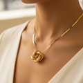 Gold Knot Set — Neckline