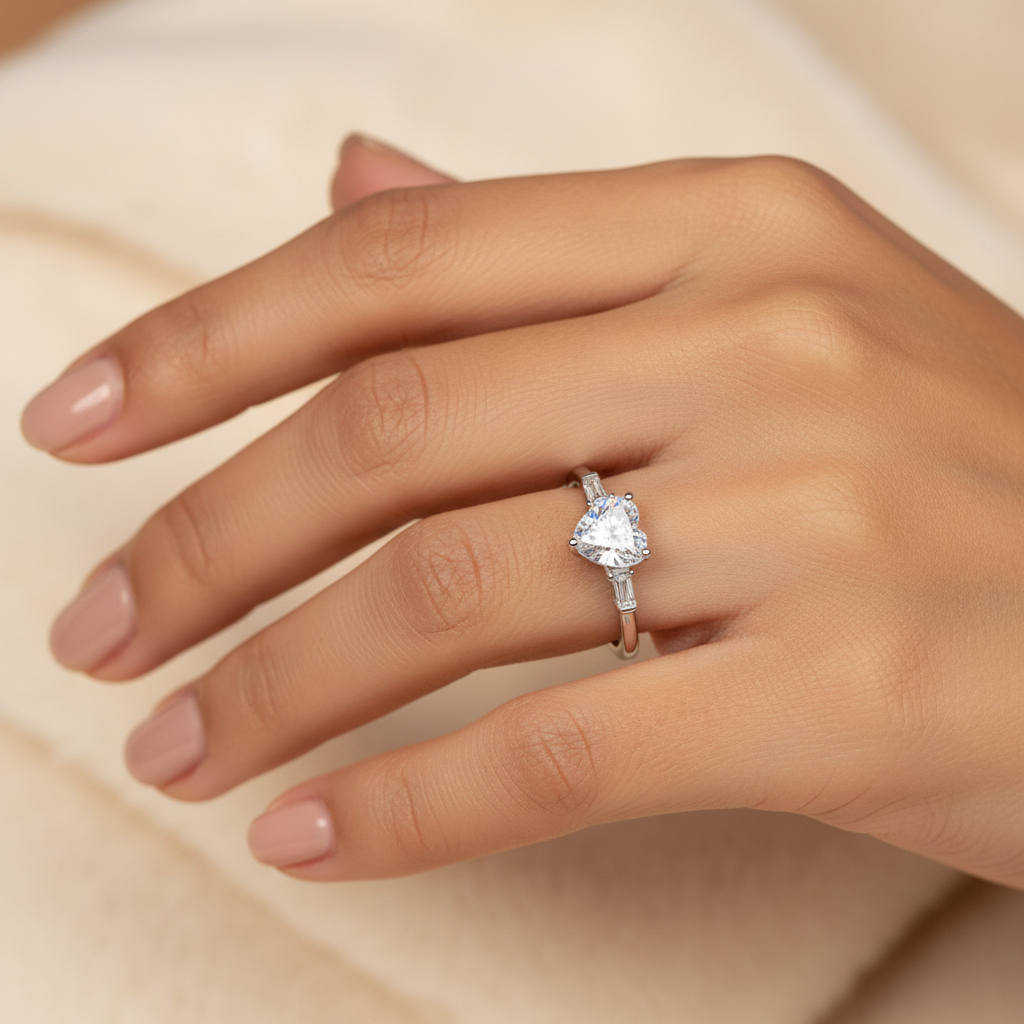 Cœur Brillant — Hand Close-Up