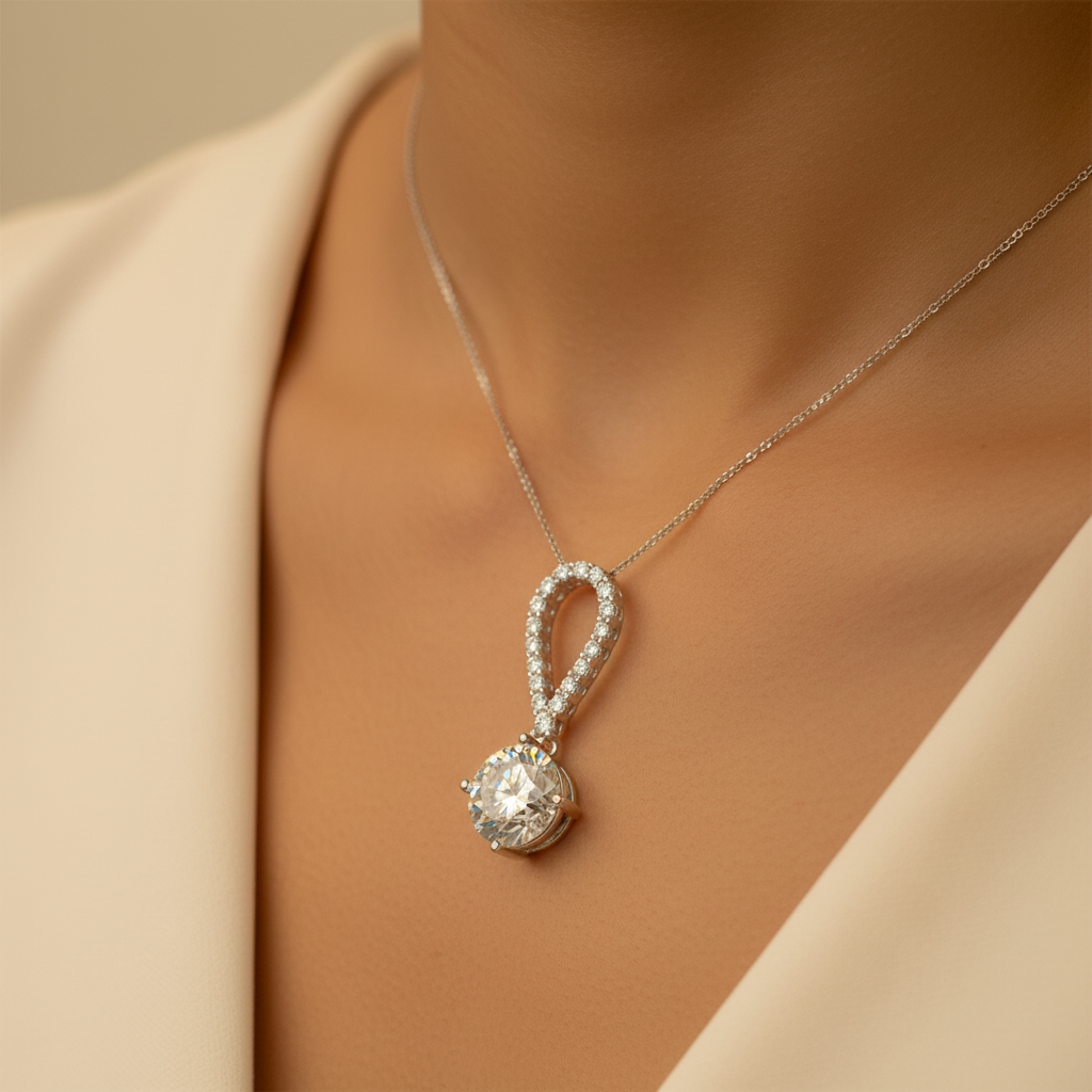 Larme Brillante — Neckline Close-Up
