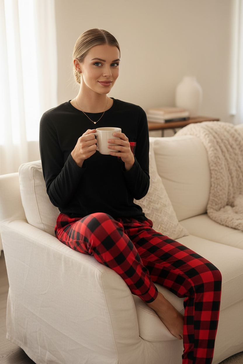 Printed Lounge Set - Model 3 Lifestyle