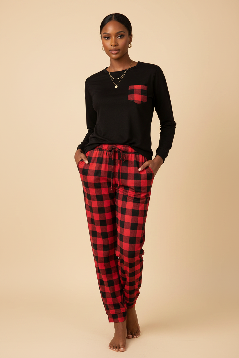 Printed Lounge Set - Model 2 Full Length