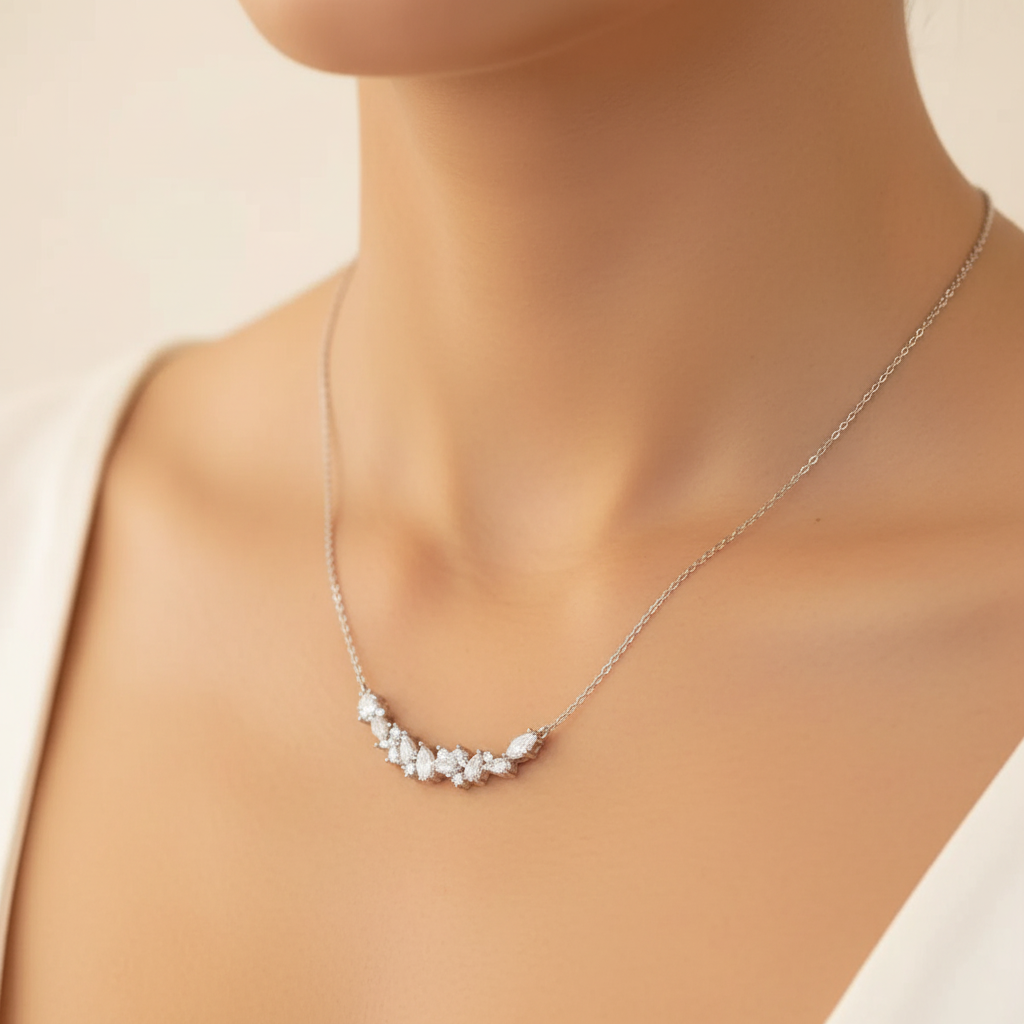 Arc Céleste — Neckline Close-Up