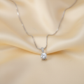 Étoile Zircon — Flat Lay on Cream Silk