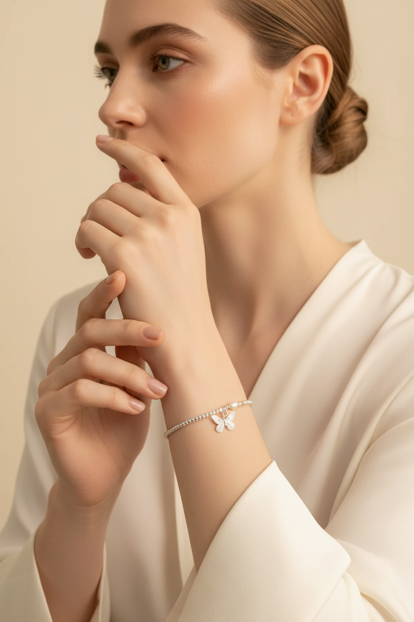Papillon Perle — Studio Editorial Model 3