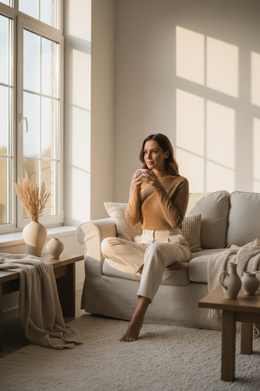 Mock Neck Sweater — Cozy Lifestyle